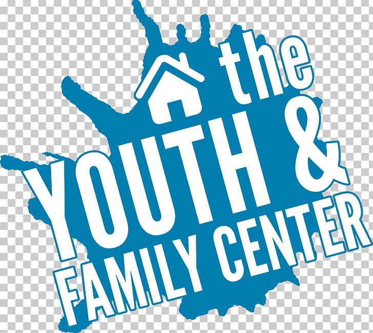 The Youth & Family Center Logo Brand Font Human Behavior PNG, Clipart, Area, Blue, Brand, Graphic Design, Health Free PNG Download