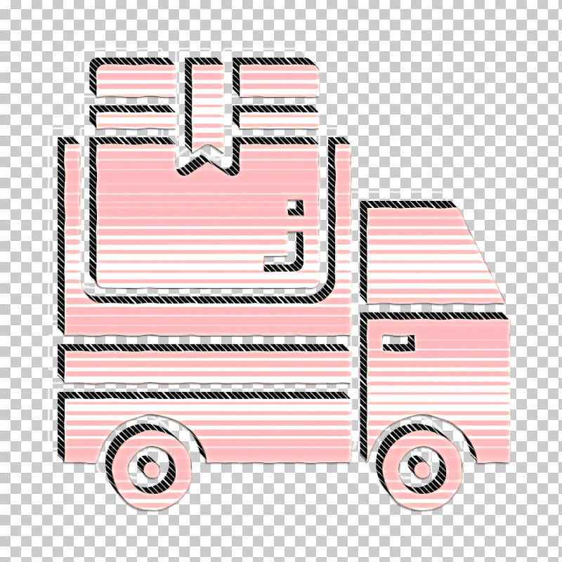 Delivery Truck Icon Shipping And Delivery Icon Logistic Icon PNG, Clipart, Car, Delivery Truck Icon, Line, Logistic Icon, Pink Free PNG Download