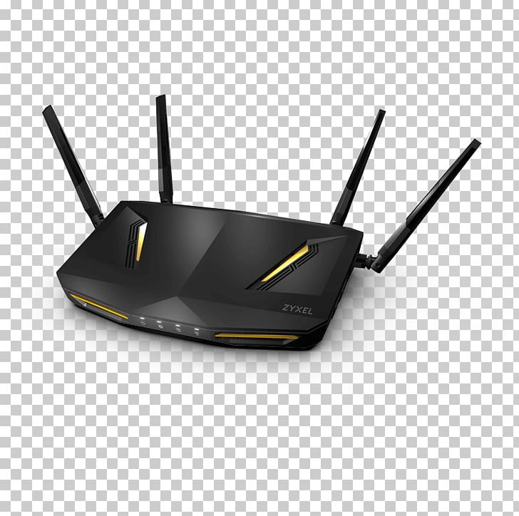 ZyXEL ARMOR Z2 NBG6817 Dual-band (2.4 GHz / 5 GHz) Gigabit Ethernet Black Wireless Router ZyXEL Armor Z2 Wireless-AC2600 Dual Band Gigabit Router PNG, Clipart, Access Point, Armor, Beamforming, Electronics, Electronics Accessory Free PNG Download
