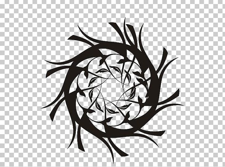 Graphic Design Black And White PNG, Clipart, Black, Branch, Computer Wallpaper, Floral, Flower Free PNG Download
