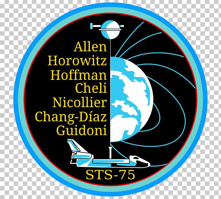 STS-75 Space Shuttle Program STS-71 Mission Patch Space Shuttle Columbia PNG, Clipart, Area, Brand, Circle, Line, Logo Free PNG Download