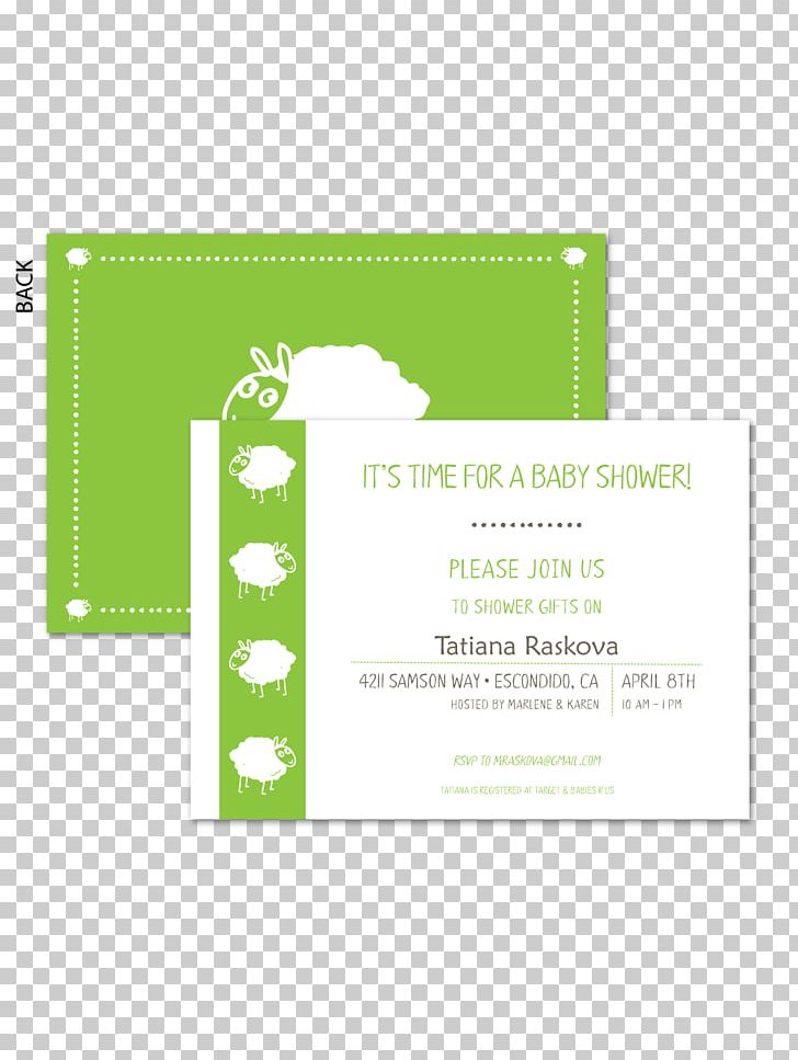 Wedding Invitation Paper Green Baby Shower PNG, Clipart, Baby, Baby Shower, Brand, Bridal Shower, Color Free PNG Download