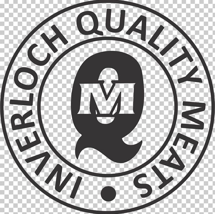 Inverloch Quality Meats Logo Emblem Brand Trademark PNG, Clipart, Area, Black, Black And White, Brand, Circle Free PNG Download