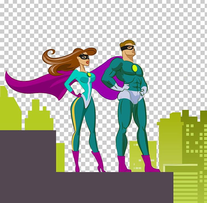 Superhero Female Illustration PNG, Clipart, Cartoon, Character, City, Fictional Character, Goddess Free PNG Download