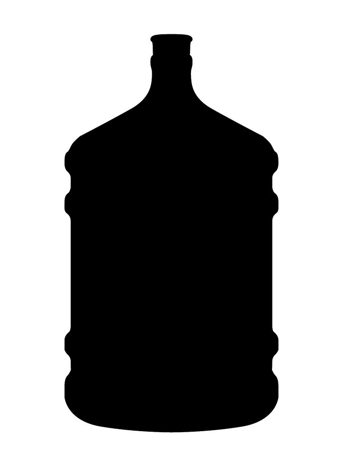 Water Bottle Silhouette PNG, Clipart, Art, Beer Bottle, Black, Black And White, Bottle Free PNG Download