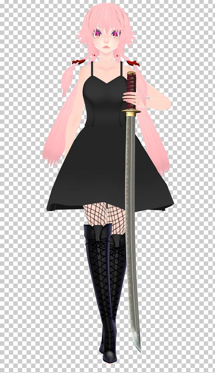 Yuno Gasai Costume Little Black Dress Future Diary PNG, Clipart, Anime, Art, Character, Clothing, Cosplay Free PNG Download
