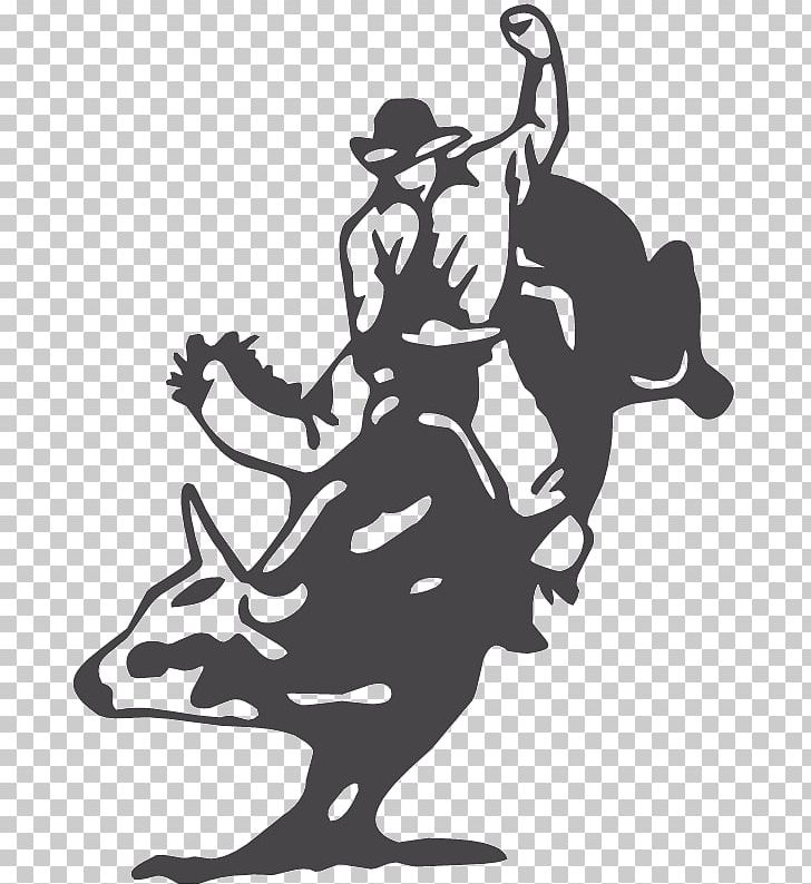 Bull Riding Decal Sticker Professional Bull Riders PNG, Clipart, Animals, Black And White, Bronc Riding, Bull Riding, Bumper Sticker Free PNG Download