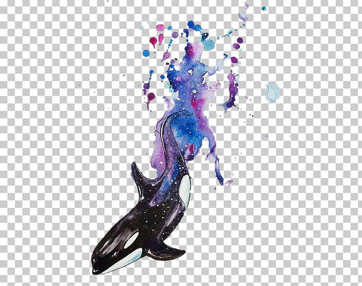 Watercolor Painting Killer Whale Art PNG, Clipart, Art, Dolphin, Drawing, Fictional Character, Killer Whale Free PNG Download