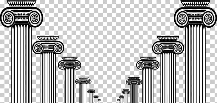 Column Ancient Roman Architecture PNG, Clipart, Angle, Antique, Architecture, Art, Black And White Free PNG Download