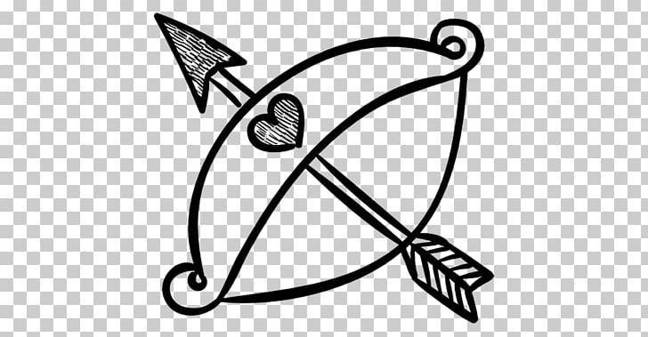 Cupid's Bow Bow And Arrow Computer Icons PNG, Clipart, Angle, Area, Arrow, Artwork, Black And White Free PNG Download