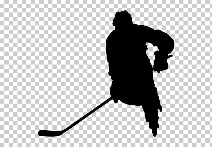 Ice Hockey Silhouette PNG, Clipart, Barbecue Stick, Baseball Equipment, Black, Black And White, Drawing Free PNG Download