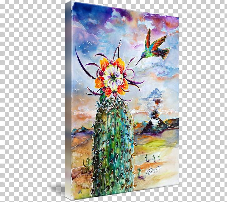 Watercolor Painting Modern Art Cactus Canvas Print PNG, Clipart, Acrylic Paint, Art, Artwork, Cactus, Canvas Free PNG Download