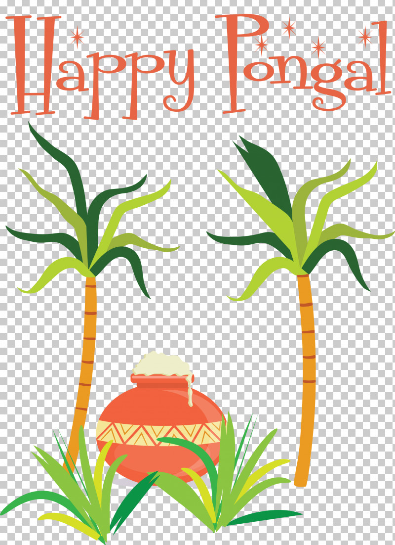 Pongal Thai Pongal Harvest Festival PNG, Clipart, Cartoon, Drawing, Flower, Harvest Festival, Palm Trees Free PNG Download