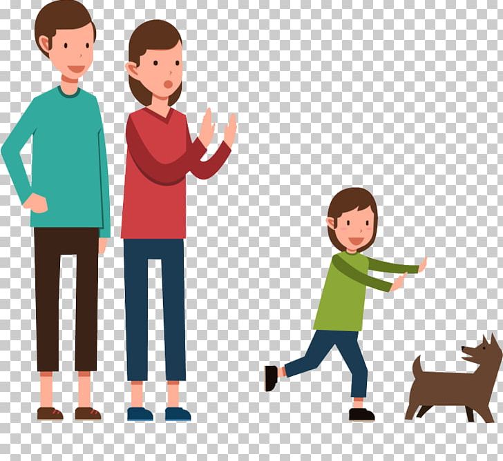 Dog Family PNG, Clipart, Boy, Cartoon, Child, Communication, Conversation Free PNG Download