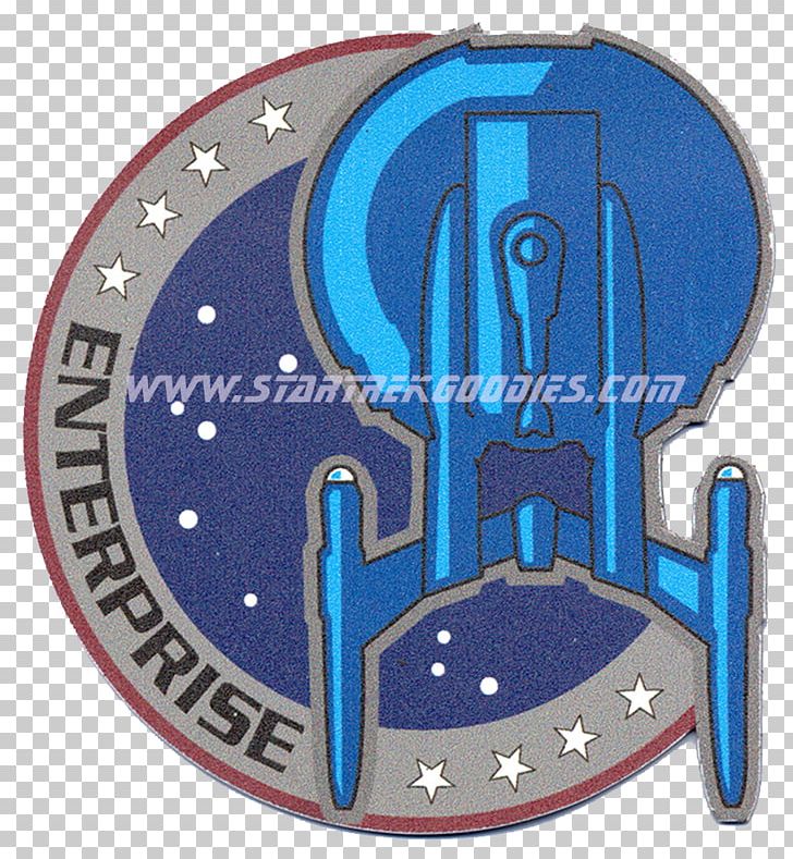 Starship Enterprise Star Trek Starfleet United Federation Of Planets PNG, Clipart, Badge, Blue, Electric Blue, Enterprise, Logo Free PNG Download