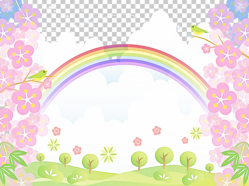 Picture Frame PNG, Clipart, Color, Floral Design, Petal, Picture Frame, Rainbow Free PNG Download