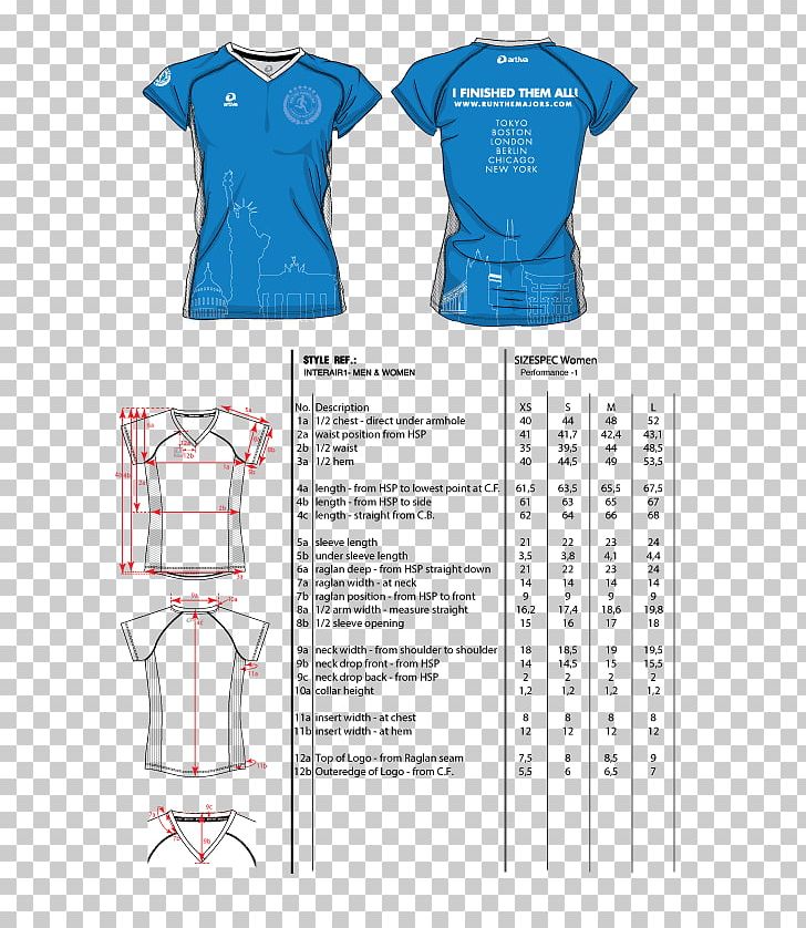 T-shirt Shoulder Sleeve PNG, Clipart, Blue, Brand, Chicago Marathon, Clothing, Electric Blue Free PNG Download