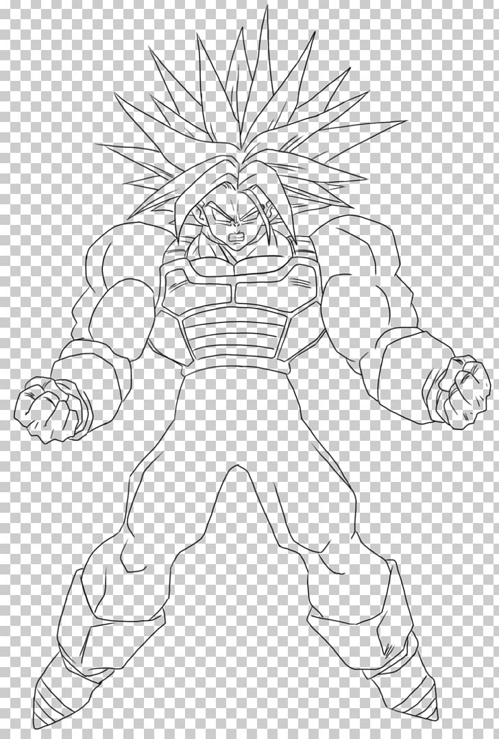 Trunks Gotenks Gohan Majin Buu Vegeta PNG, Clipart, Angle, Arm, Artwork, Black, Black And White Free PNG Download