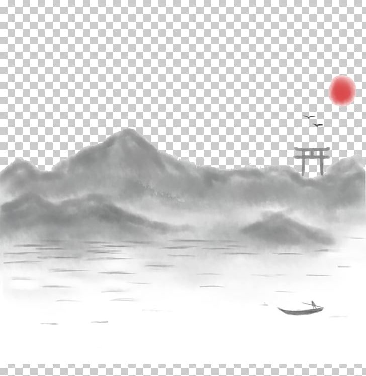 China Paper Ink Wash Painting PNG, Clipart, Atmosphere, Black, China, Chinese Painting, Chinese Style Free PNG Download
