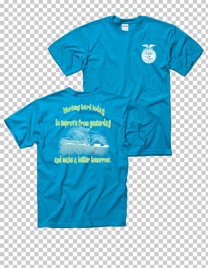 T-shirt Polo Shirt National FFA Organization Sleeve PNG, Clipart, Active Shirt, Aqua, Azure, Blue, Brand Free PNG Download