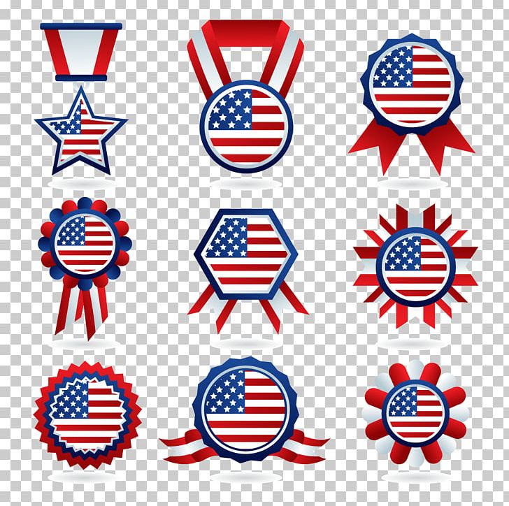 Flag Of The United States Badge PNG, Clipart, American Flag, American Football, American Vector, Area, Cartoon Medal Free PNG Download