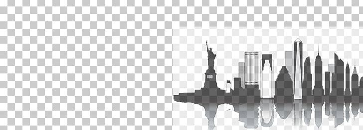 New York City Skyline Silhouette PNG, Clipart, Black And White, Drawing, Illustrator, Line, Monochrome Free PNG Download