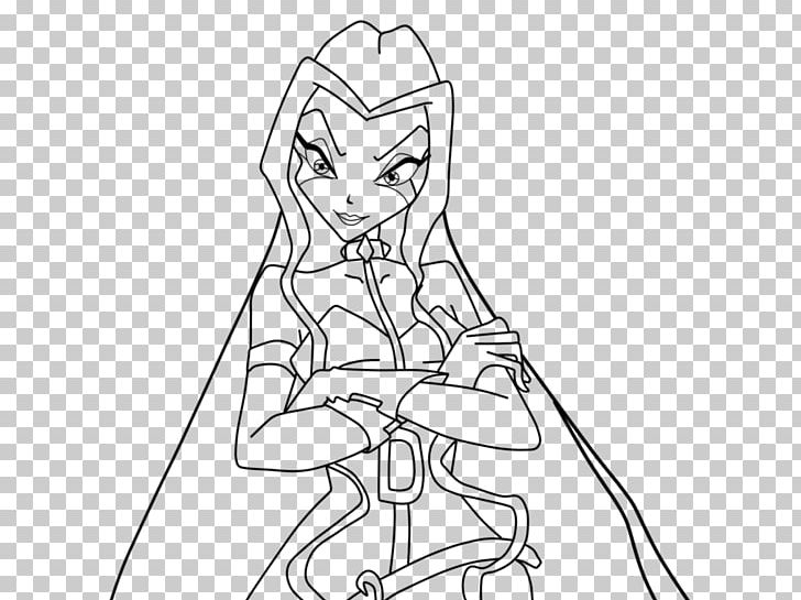 The Trix Darcy Coloring Book Line Art Winx Club PNG, Clipart, Angle, Arm, Black, Cartoon, Child Free PNG Download