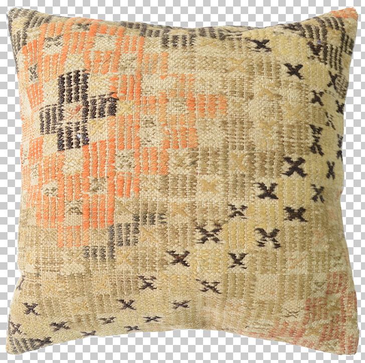 Throw Pillows Cushion Textile Brown PNG, Clipart, Beige, Brown, Cushion, Furniture, Kilim Free PNG Download