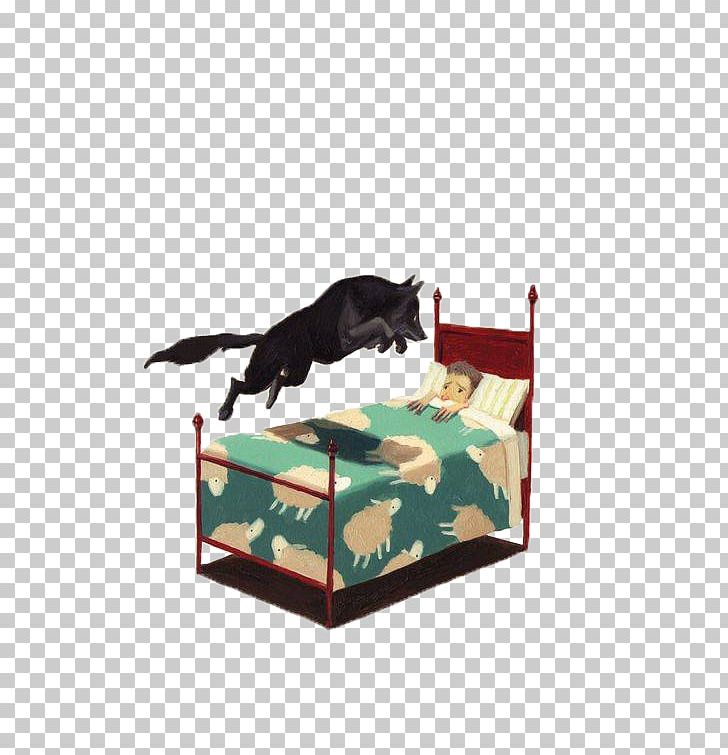 Wolf Jumped On Your Bed PNG, Clipart, Adobe Illustrator, Android, Animals, Bed, Bedding Free PNG Download