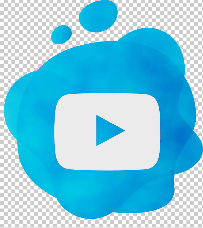 Youtube Logo Icon Watercolor Paint Wet Ink PNG, Clipart, Paint, Watercolor, Wet Ink, Youtube Logo Icon Free PNG Download