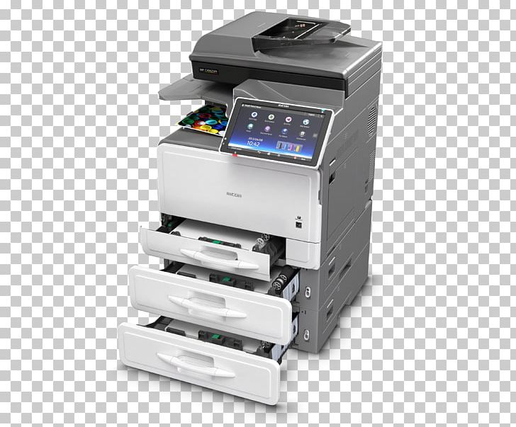 Multi-function Printer Laser Printing Ricoh Photocopier PNG, Clipart, Digital Printing, Electronic Device, Electronics, Fax, Image Scanner Free PNG Download