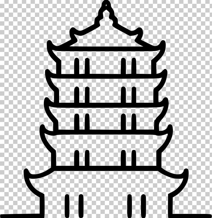 Chinese Pagoda 2017 Dalat Flower Festival Temple PNG, Clipart, Black And White, Buddhism, Buddhist Architecture, Chinese Pagoda, Computer Icons Free PNG Download