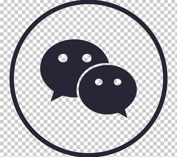 WeChat Computer Icons Instant Messaging PNG, Clipart, Area, Base 64, Black, Black And White, Cdr Free PNG Download
