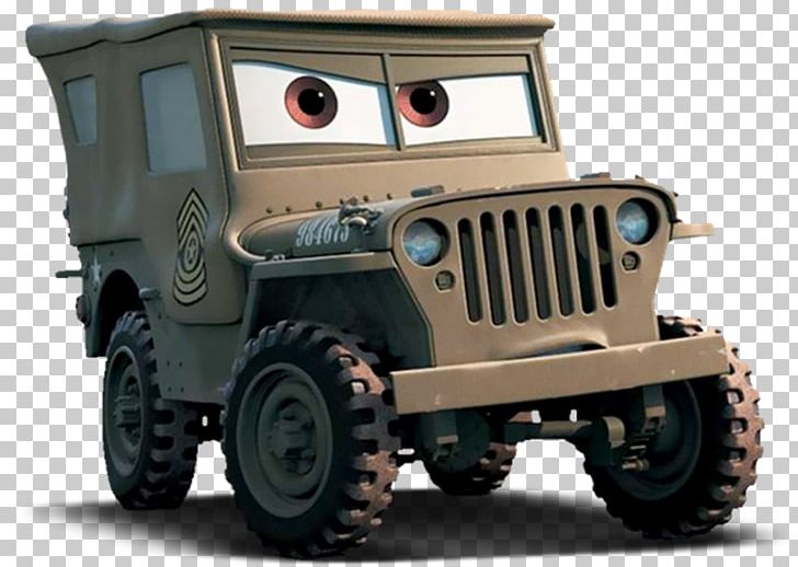 Car Sarge Willys MB Lightning McQueen Mater PNG, Clipart, Armored Car, Automotive Exterior, Automotive Tire, Automotive Wheel System, Car Free PNG Download