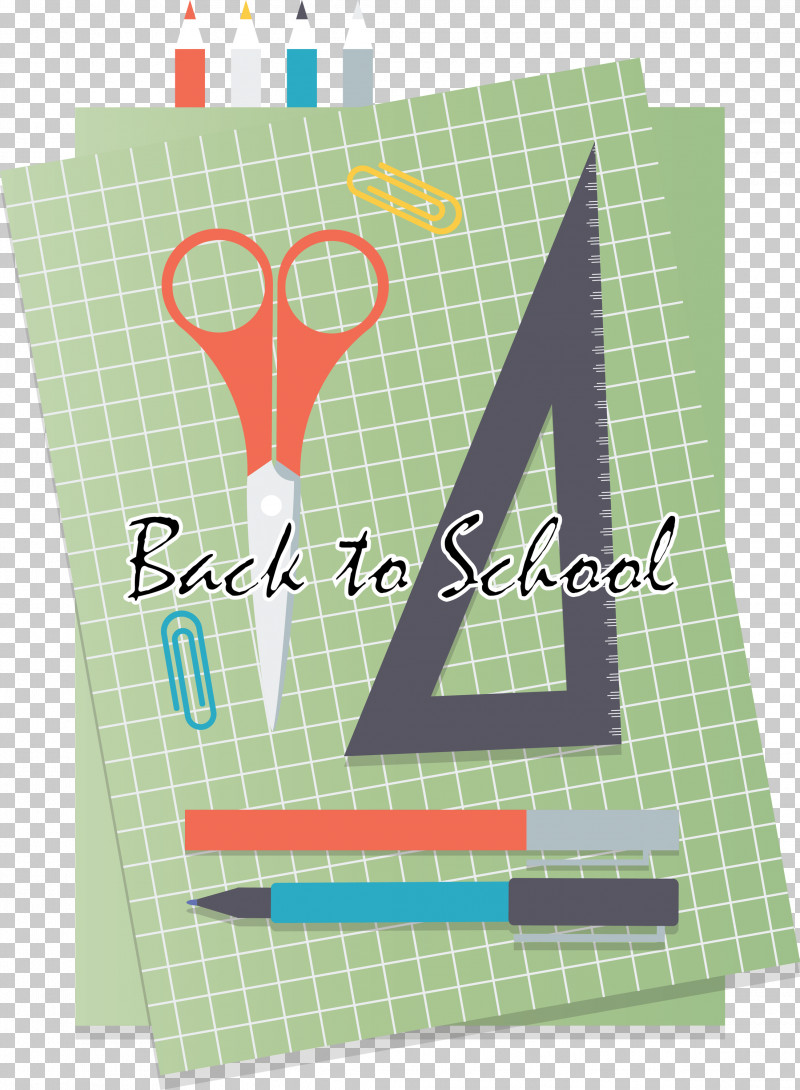 Back To School PNG, Clipart, Angle, Back To School, Green, Line, Meter Free PNG Download
