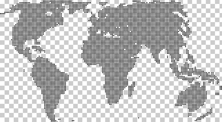 World Map Globe Map Projection PNG, Clipart, Black And White, Dots, Eckert Iv Projection, Geography, Globe Free PNG Download