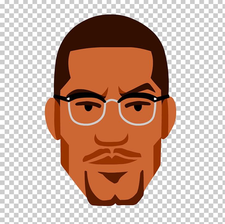 Malcolm X Cartoon African-American Civil Rights Movement PNG, Clipart, African American, Animated Film, Cheek, Chin, Drawing Free PNG Download