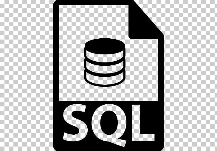 SQL Computer Icons Database PNG, Clipart, Area, Artwork, Black, Black And White, Brand Free PNG Download