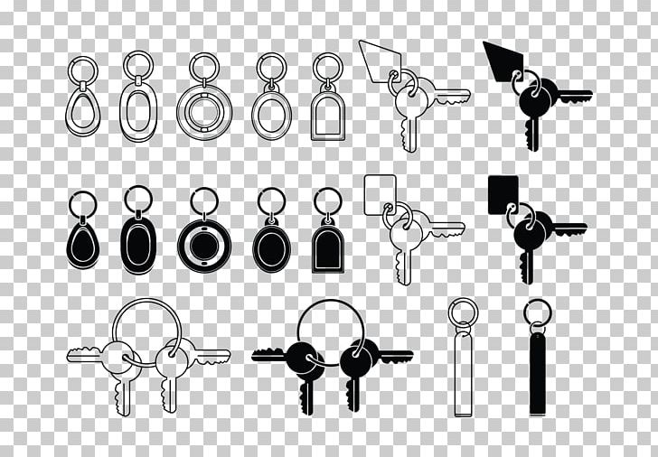 Key Chains Computer Icons PNG, Clipart, Angle, Background Process, Black, Black And White, Car Free PNG Download