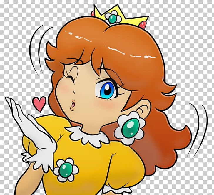 Princess Daisy Super Princess Peach Luigi Super Mario Bros. PNG, Clipart, Artwork, Blow, Boy, Cartoon, Cheek Free PNG Download