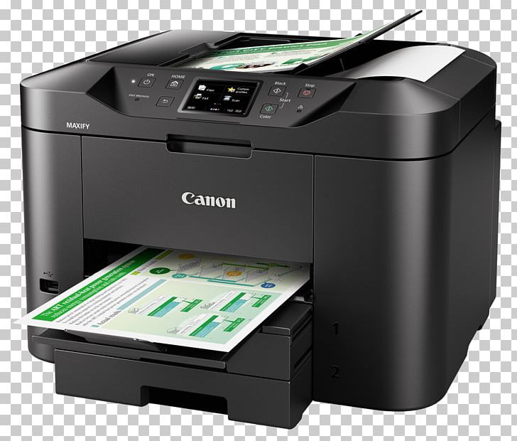 Multi-function Printer Canon MAXIFY MB2720 Inkjet Printing PNG, Clipart, Canon, Canon Maxify Mb5420, Color Printing, Electronic Device, Electronics Free PNG Download