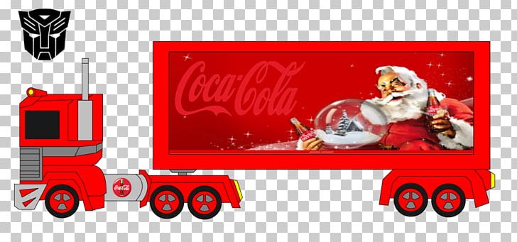 Optimus Prime Truck Coca-Cola PNG, Clipart, Advertising, Banner, Brand, Cartoon, Cocacola Free PNG Download