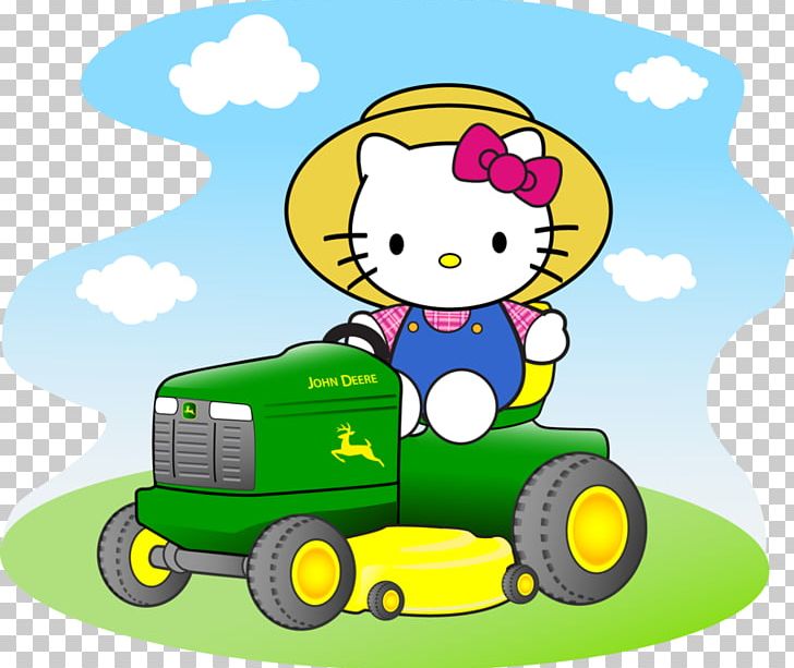 Hello Kitty Kitty Farmer Sanrio ディアダニエル PNG, Clipart, Art, Deutzfahr Agrotron, Deviantart, Farm, Hello Kitty Free PNG Download