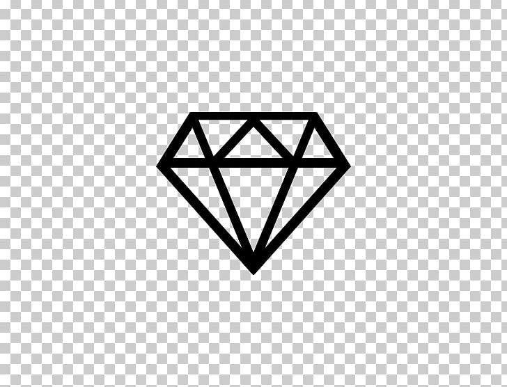 Diamond Computer Icons Gemstone PNG, Clipart, Angle, Area, Black, Black And White, Brand Free PNG Download