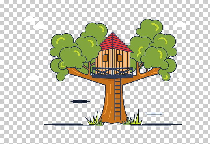 Tree House Euclidean PNG, Clipart, Art, Autumn Tree, Building, Christmas Tree, Creative Tree House Free PNG Download