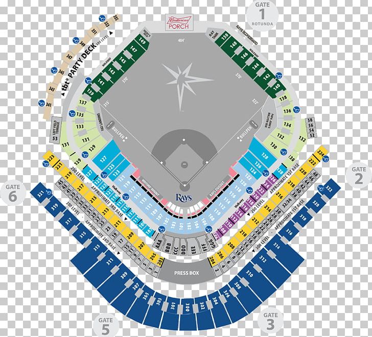 Tropicana Field Tampa Bay Rays Rays Ballpark Guaranteed Rate Field Tampa Bay Buccaneers PNG, Clipart, Aircraft Seat Map, Angel Stadium, Area, Arena, Baseball Free PNG Download