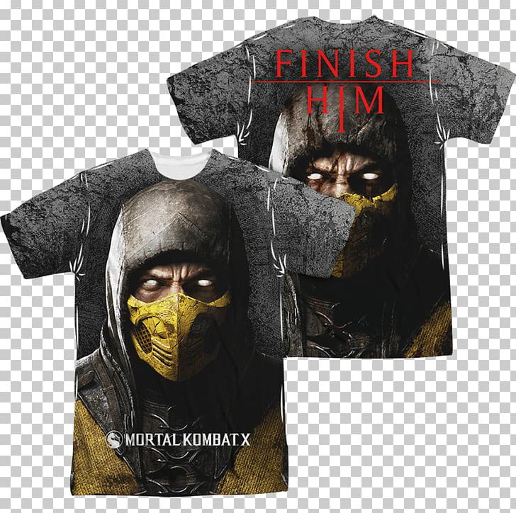 T-shirt Mortal Kombat X Scorpion Sub-Zero Shao Kahn PNG, Clipart, Brand, Clothing, Facial Hair, Fictional Character, Jacket Free PNG Download