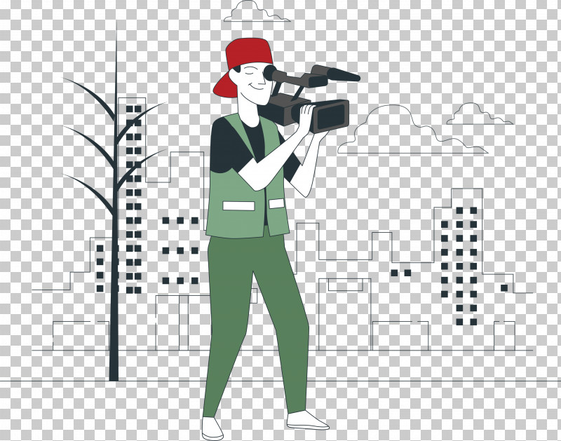 Videographer PNG, Clipart, Behavior, Character, Headgear, Human, Joint Free PNG Download