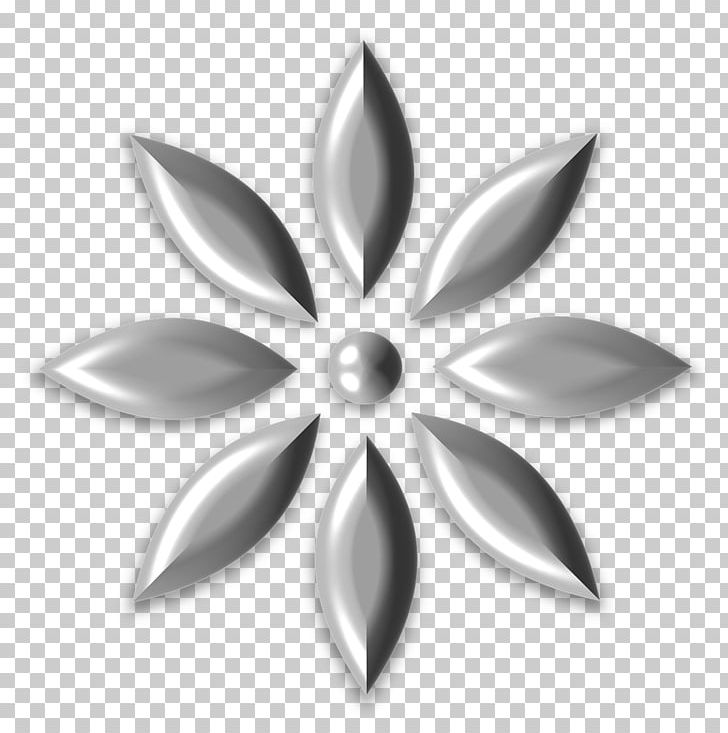 Metal Steel Silver PNG, Clipart, Argent, Black And White, Drawing, Flower, Gratis Free PNG Download
