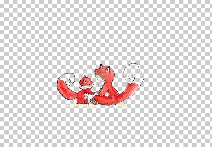 Red Fox Cartoon Illustration PNG, Clipart, Animals, Area, Art, Balloon Cartoon, Body Jewelry Free PNG Download